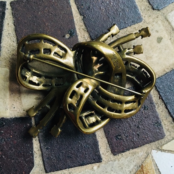 Heidi Daus Signature Swarovski Genuine Bow Pin - Picture 7 of 8